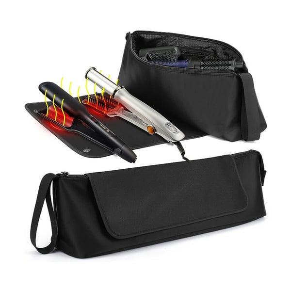 Lighteme Reisetasche für Haarwerkzeuge mit hitzebeständiger Matte