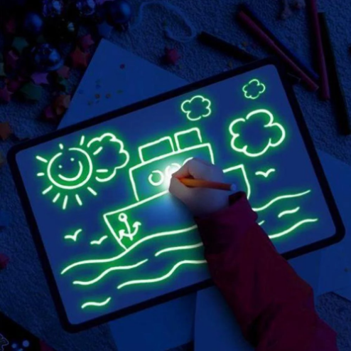 Lighteme Dessin Lumineux - Jouet Amusant et Éducatif (3 Tailles)