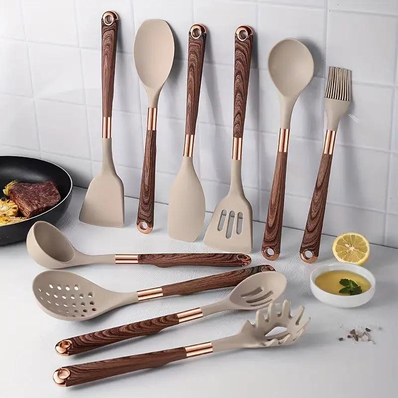 Lighteme Silikon-Küchengeschirr-Set (10-teilig)