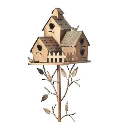 Nichoir en métal pour décoration de jardin Lighteme