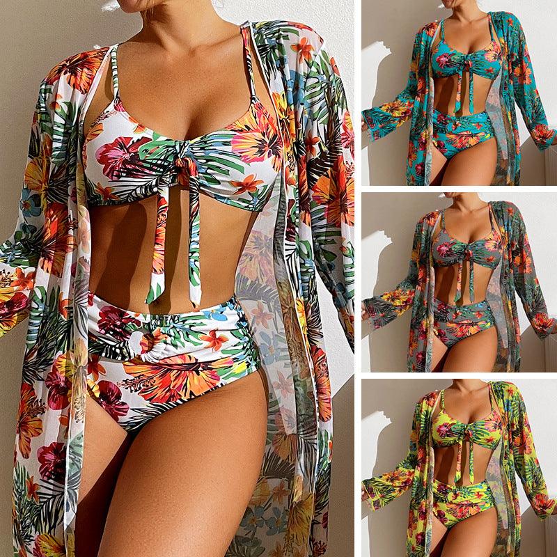 Lighteme 3-teiliger Bikini mit Überzug