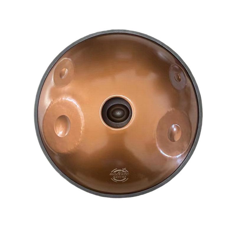 Lighteme Personnalisés 22 pouces 13(9+4) notes en acier inoxydable Handpan Drums, kurd / celtic ré mineur Hang Drum Instrument