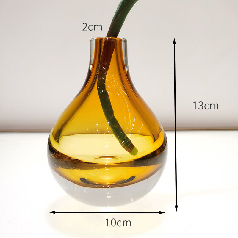 Lighteme Amber Creative Glass Vase