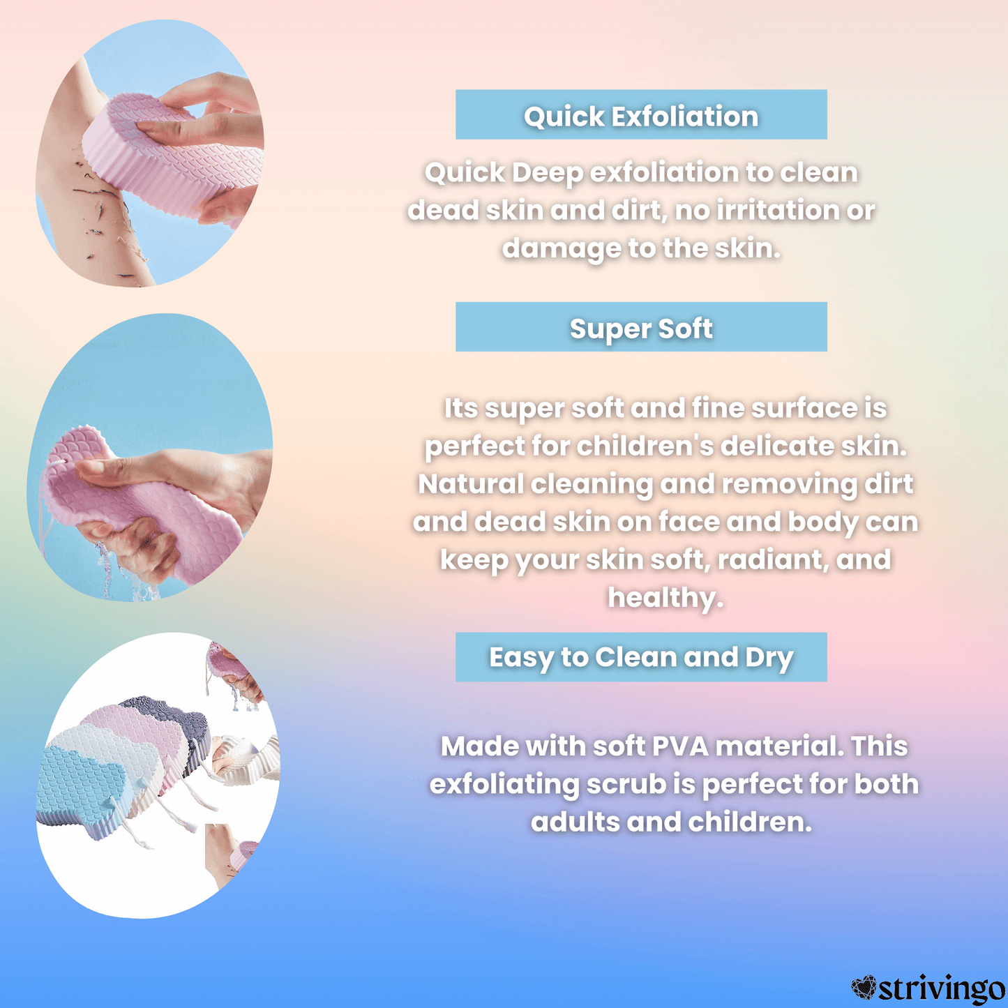 KAUFEN SIE 1, ERHALTEN SIE 2! Lighteme Magic Scrub Peeling-Schwamm
