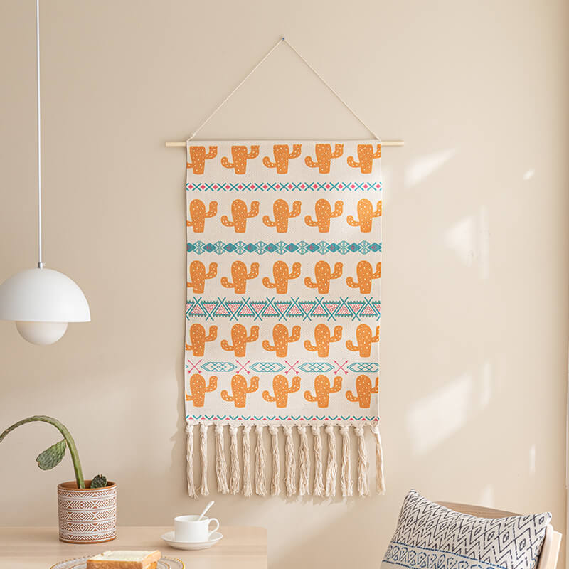 Lighteme Boho-Wandbehang mit Quaste