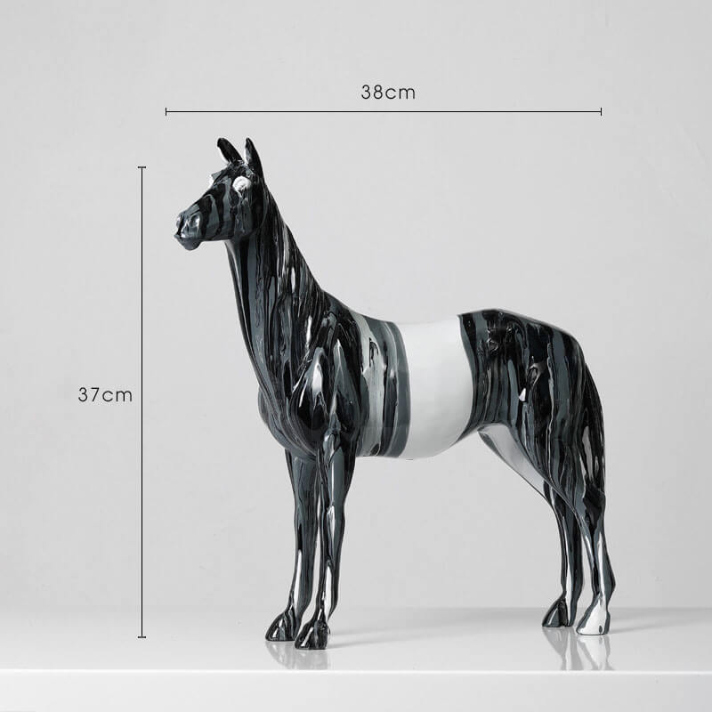 Lighteme Dekorative Ornamente mit Camouflage-Muster, Pferd