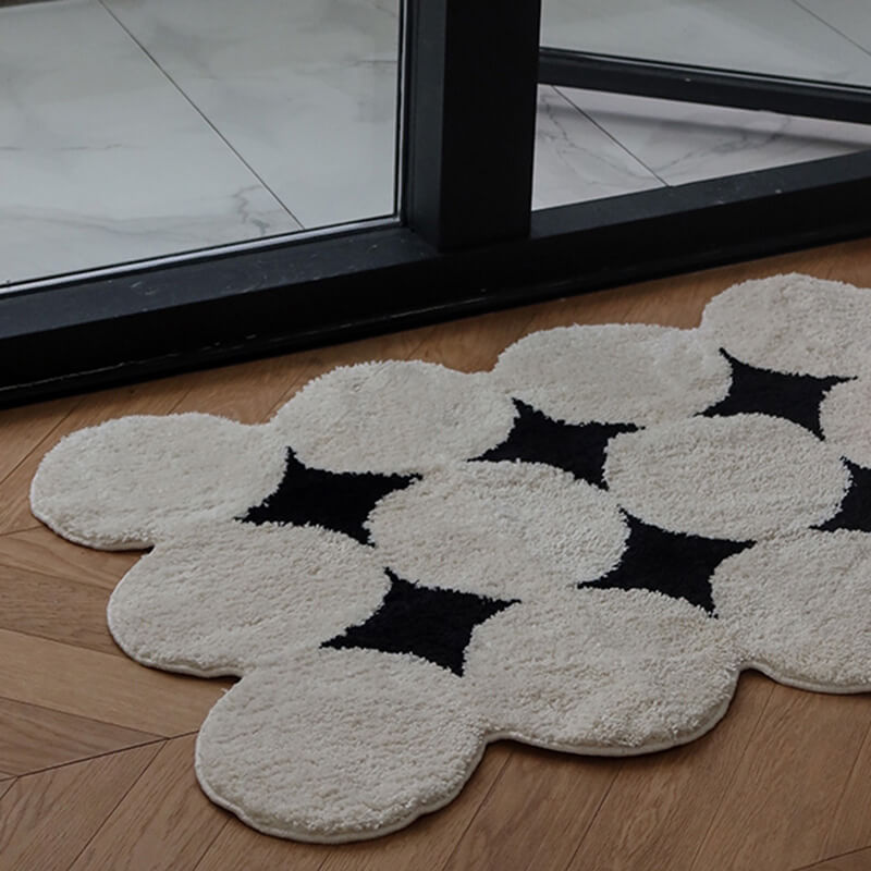Lighteme Circle Pattern Decorative Rug