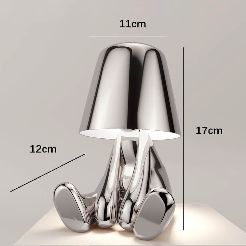 Lighteme Cute Humanoid Touch Resin Night Light