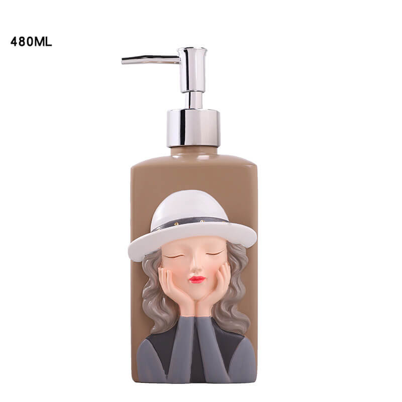 Distributeur de savon en résine Lighteme Fashion Girl