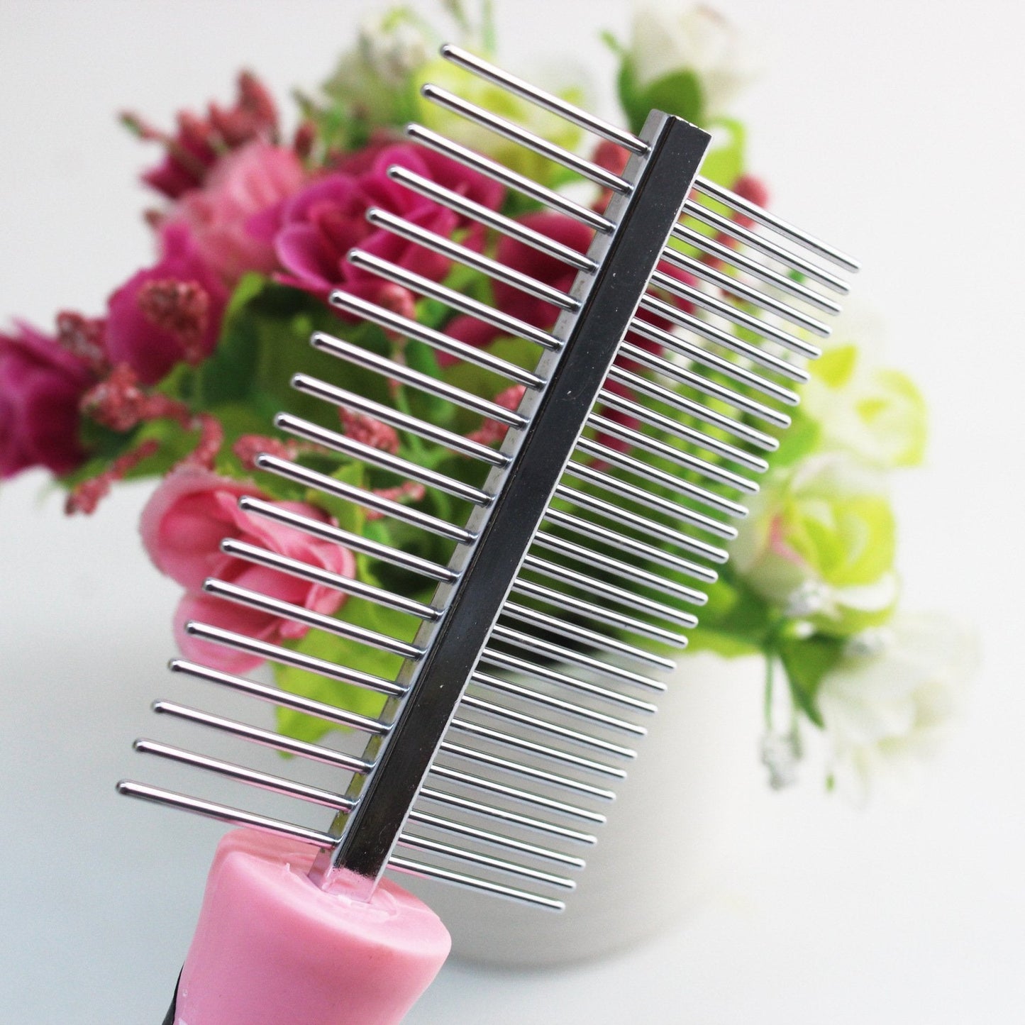 Lighteme Fur Care Double Row Pets Comb (2 colors)