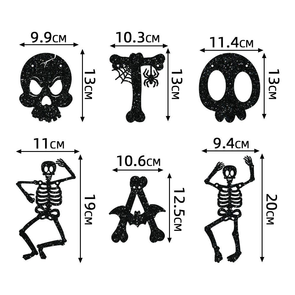 Lot de 3 banderoles « Happy Halloween Trick or Treat » de Lighteme