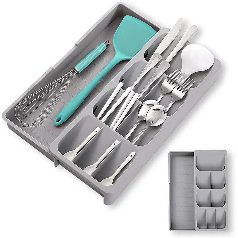 Lighteme ABS Besteckhalter + Besteckset - Praktische Organisation