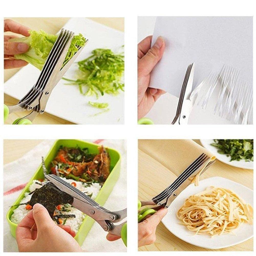 Lighteme 5-Klingen-Küchen-Salatschere