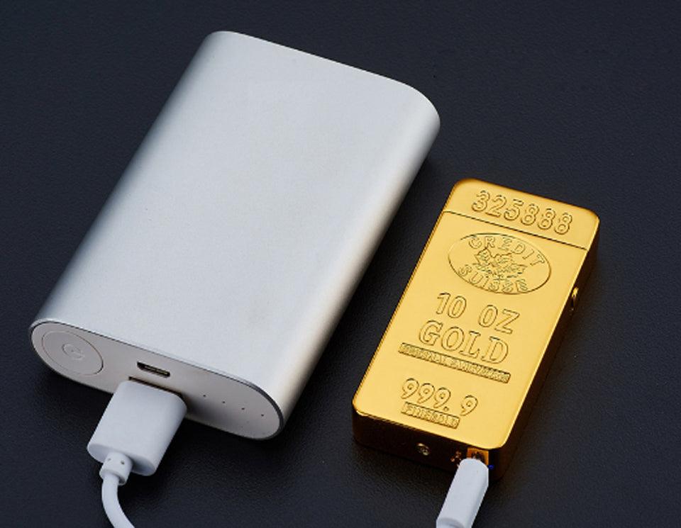 Lighteme GOLD USB DUAL ARC FLAMMENLOSES FEUERZEUG.