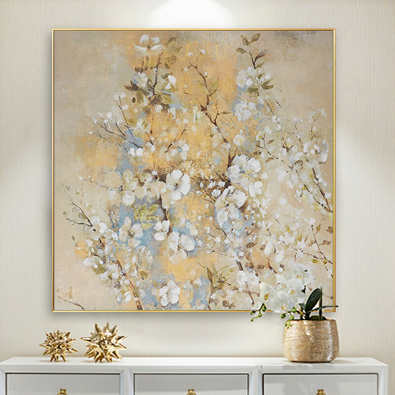 Lighteme Hand Painted Floral Oil Painting