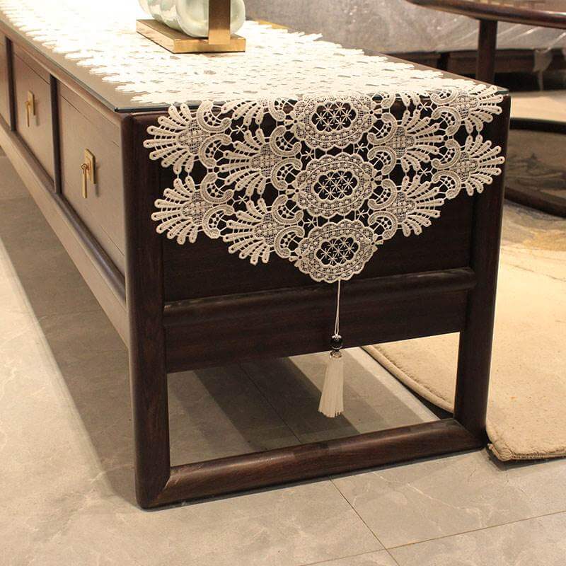 Lighteme Hollow Macrame Table Runner