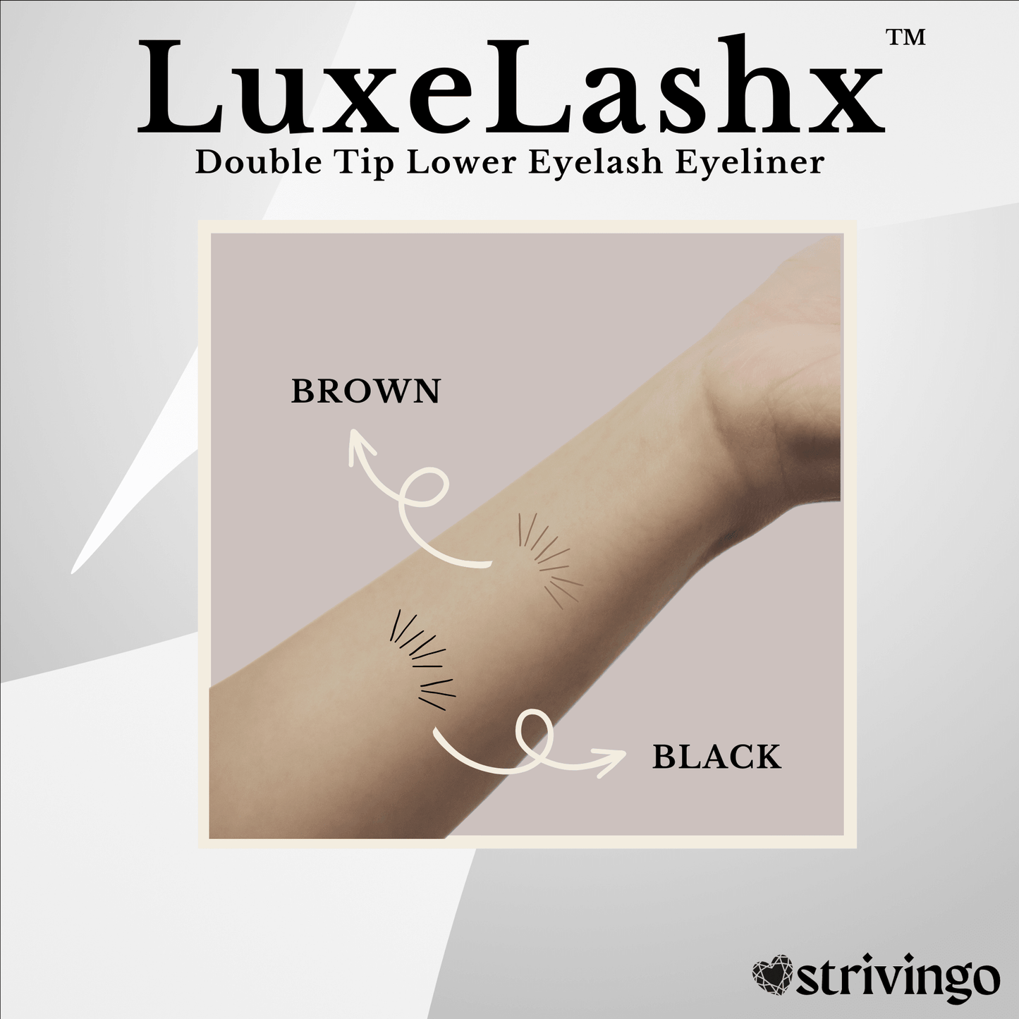 Eyeliner pour cils inférieurs à double pointe Lighteme