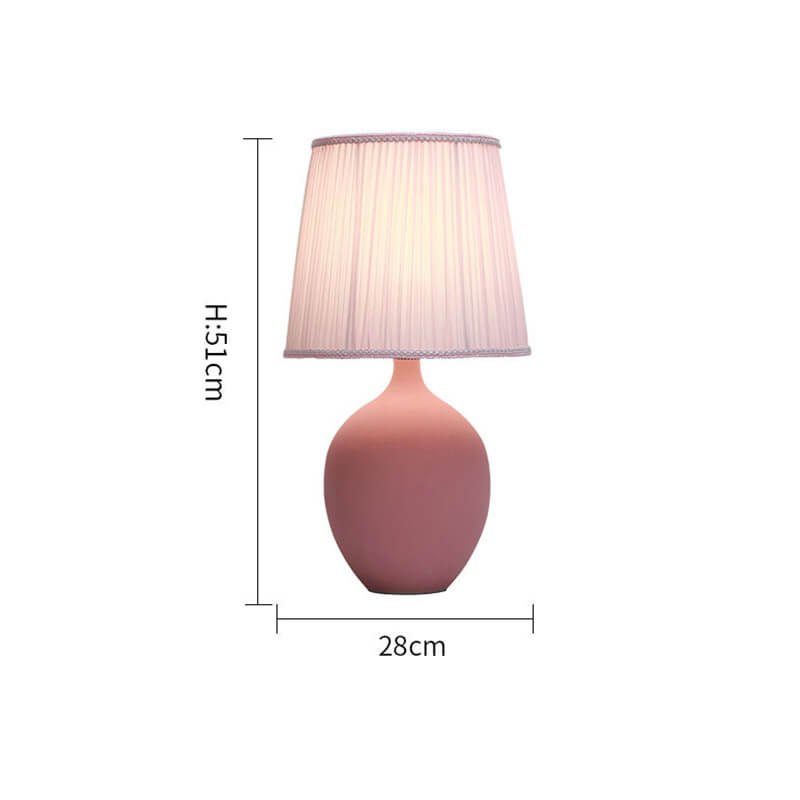 Lighteme Macaron Einfache Keramik-Schreibtischlampe