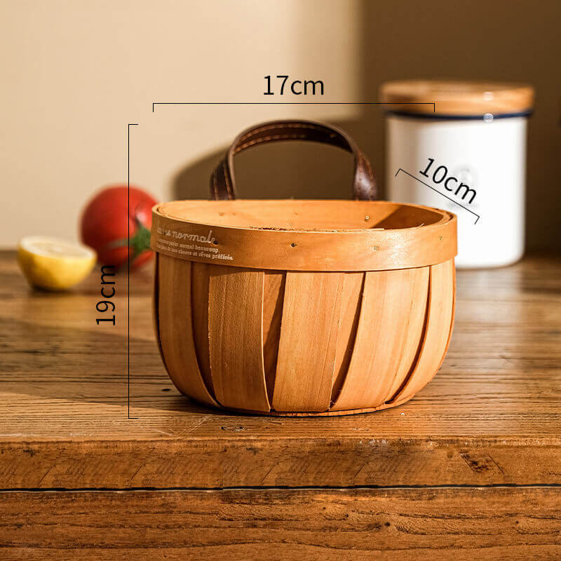 Lighteme Rattan Wall Hanging Storage Basket