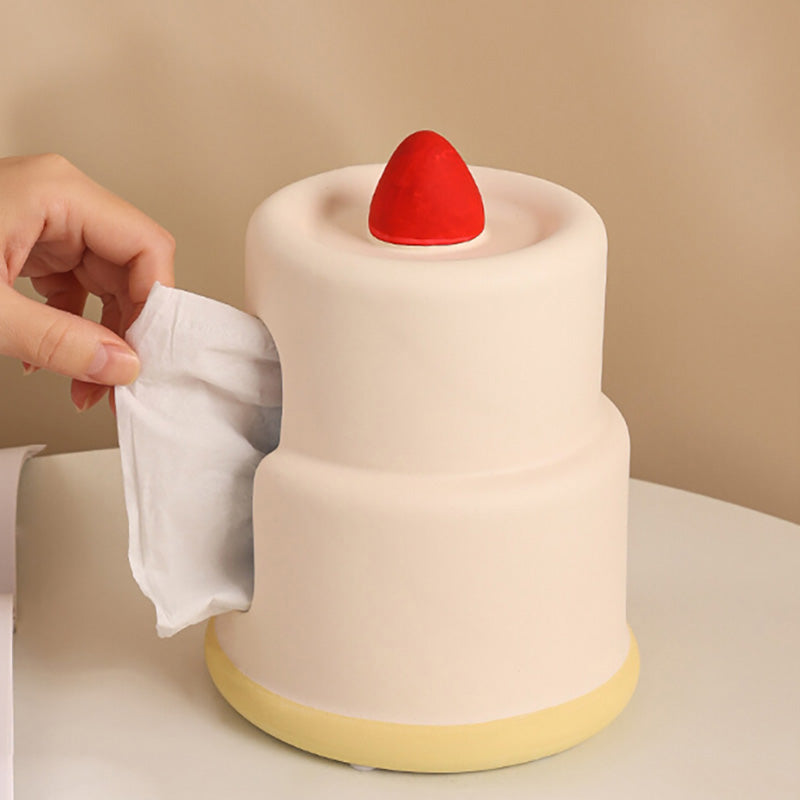 Lighteme Strawberry Cake Ceramic Tissue Box