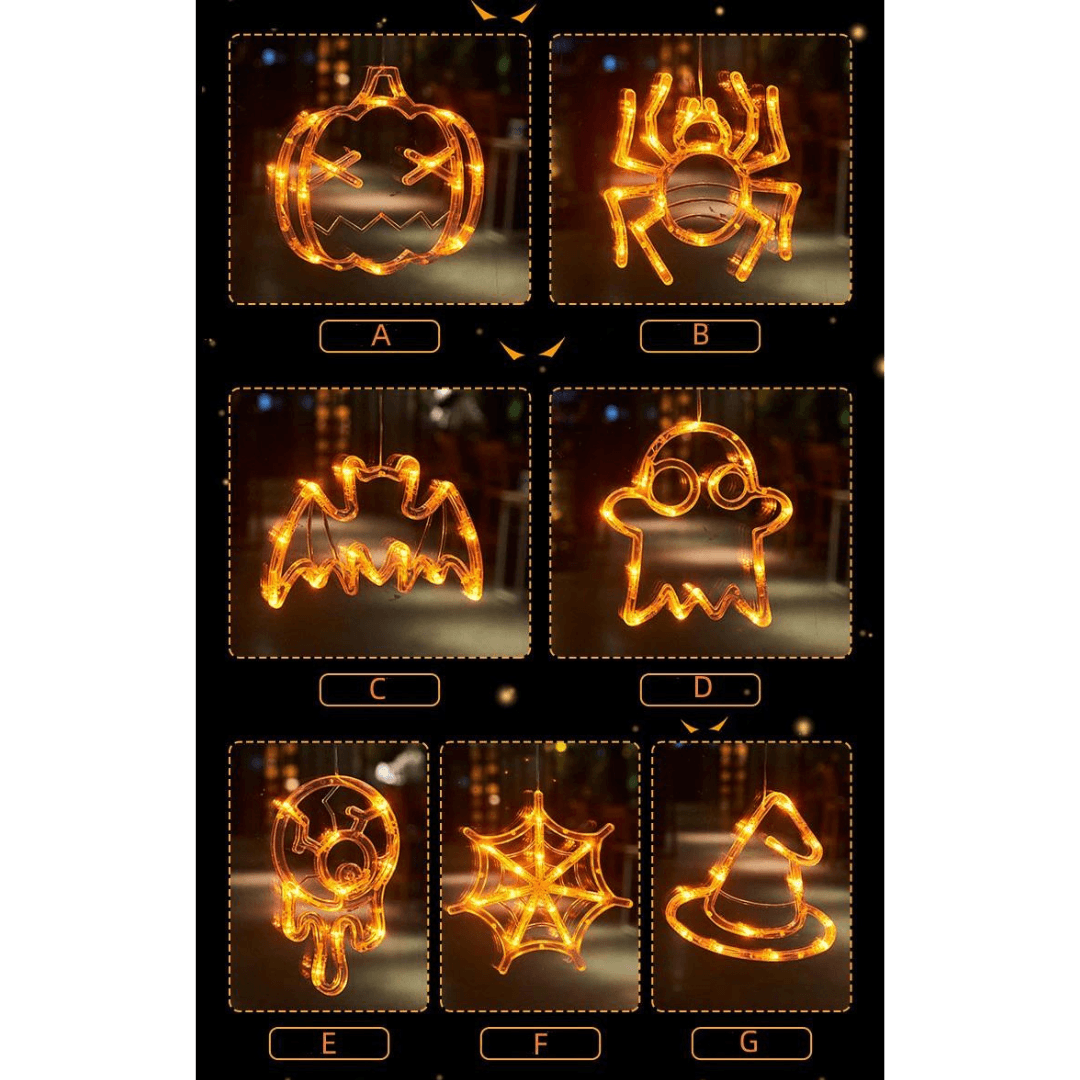 Lumières LED pour fenêtre d'Halloween Lighteme