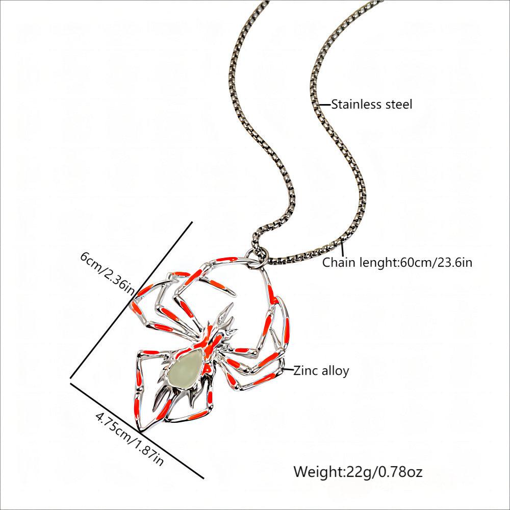 Collier lumineux Halloween Araignée Lighteme