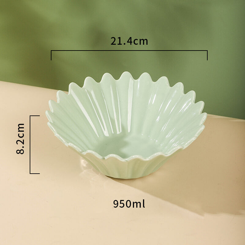 Lighteme Wavy Edge Ceramic Bowl