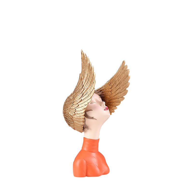 Décoration en résine Lighteme Wing Girl
