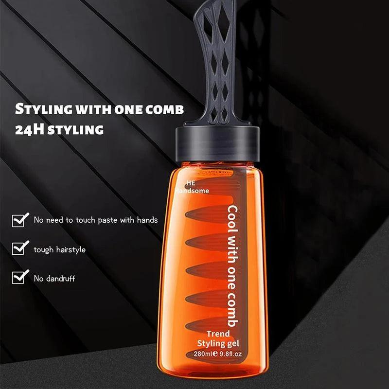 Lighteme Haargel für Herren in Salonqualität mit Kamm | 1 KAUFEN, 1 GRATIS ERHALTEN