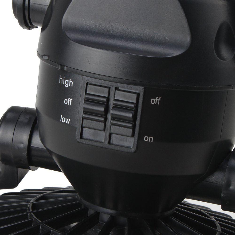 Lighteme Hochleistungs-Campinglaterne mit 18 LEDs und Deckenventilator