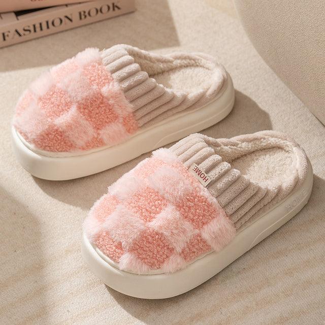 Lighteme Fashion karierte Slipper Flip Flop für Damen und Herren