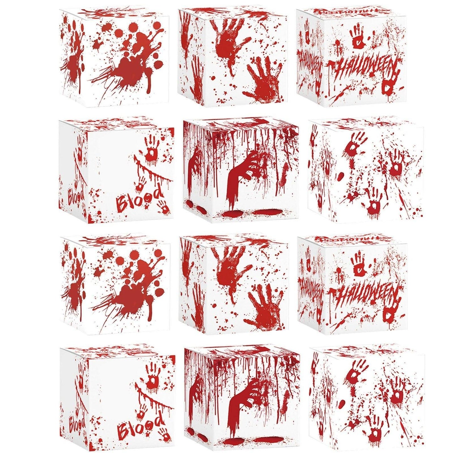 Lot de 12 sacs cadeaux Lighteme pour Halloween pour emballage de bonbons et friandises