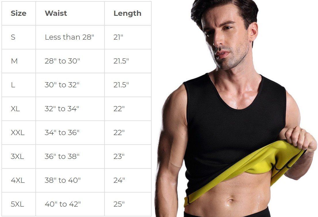Gilet de sauna Lighteme pour hommes - Brûlez la graisse du ventre !