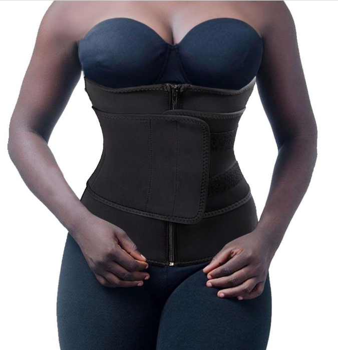 Ceinture de sudation Lighteme Fitness ~ Avec velcro et fermeture éclair !
