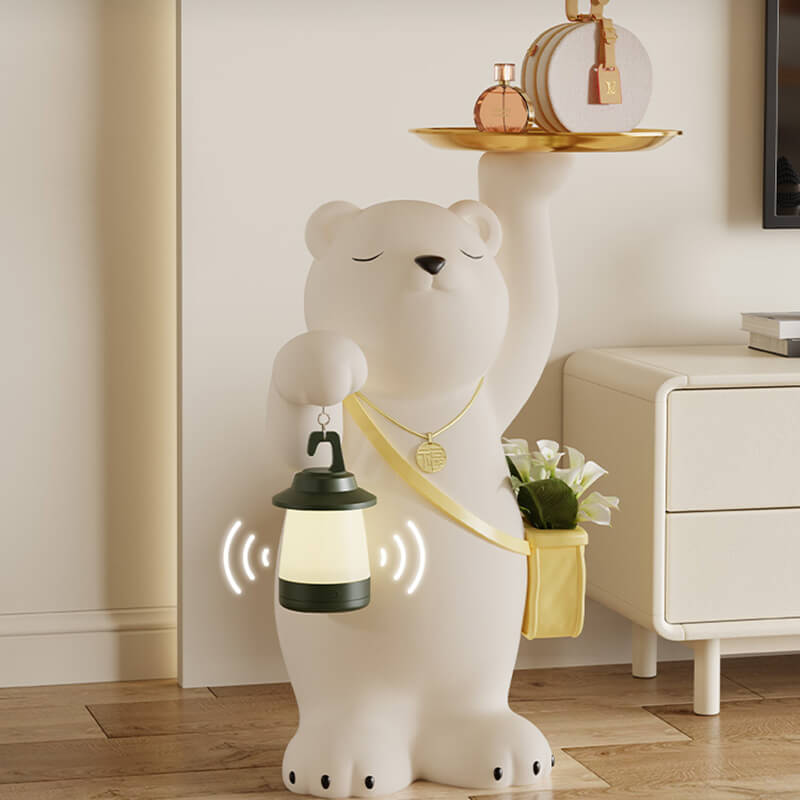 Lighteme Cute Bear Resin Storage Ornament