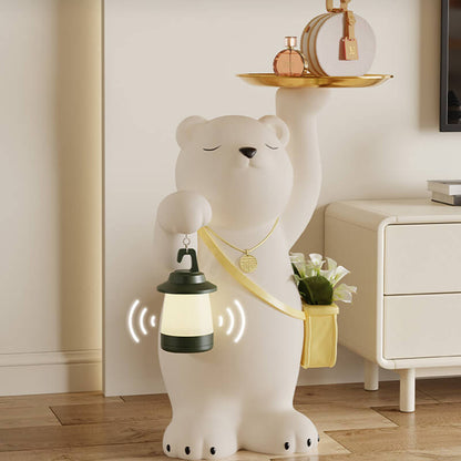 Lighteme Cute Bear Resin Storage Ornament