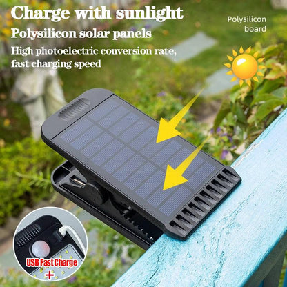 Lampe solaire à pince Lighteme