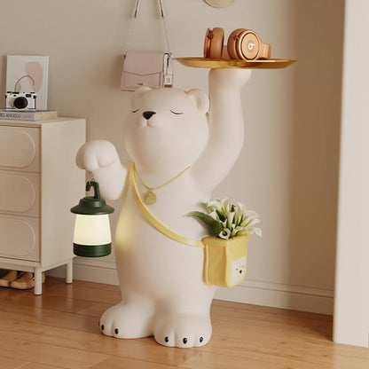 Lighteme Cute Bear Resin Storage Ornament