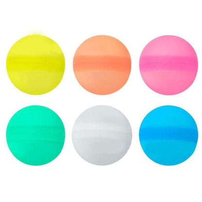 Lighteme Wiederverwendbare, selbstdichtende Wasserbombenballons, 6er-Set