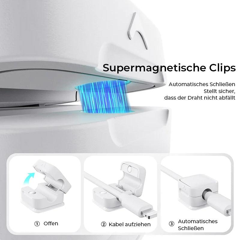 Lighteme Magnetischer Kabelaufbewahrungs-Organizer (6 Stück) 