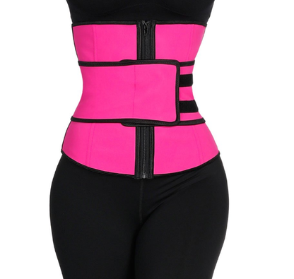 Ceinture de sudation Lighteme Fitness ~ Avec velcro et fermeture éclair !