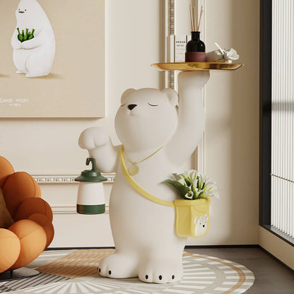 Lighteme Cute Bear Resin Storage Ornament
