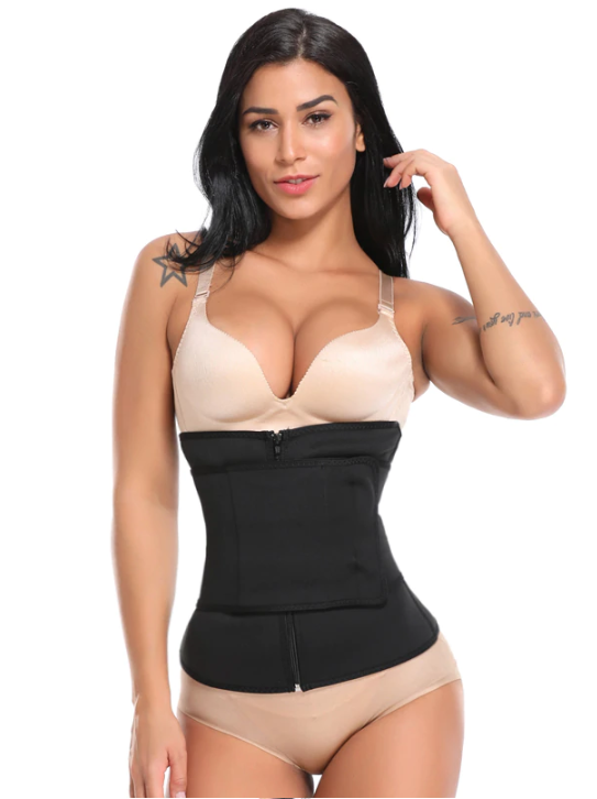 Ceinture de sudation Lighteme Fitness ~ Avec velcro et fermeture éclair !