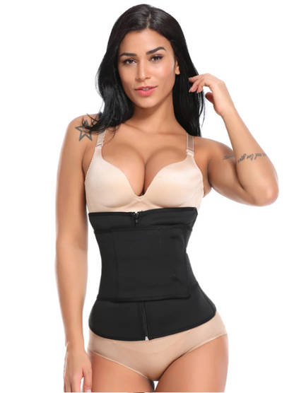 Ceinture de sudation Lighteme Fitness ~ Avec velcro et fermeture éclair !