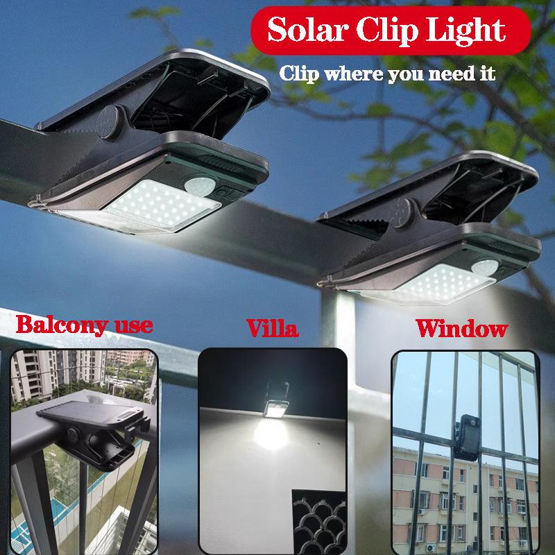 Lampe solaire à pince Lighteme