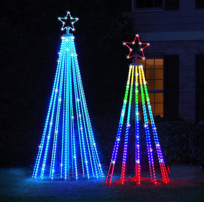 Lighteme Weihnachtsbaum-Lichtshow 
