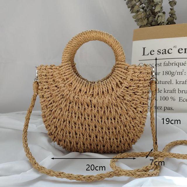 Lighteme Handgemachte Damen Taschen mondförmige Sommertaschen