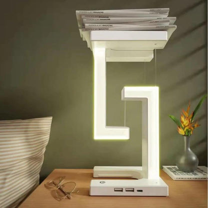 Lighteme Suspended Anti-Schwerkraft-Schreibtischlampe mit kabelloser Aufladung