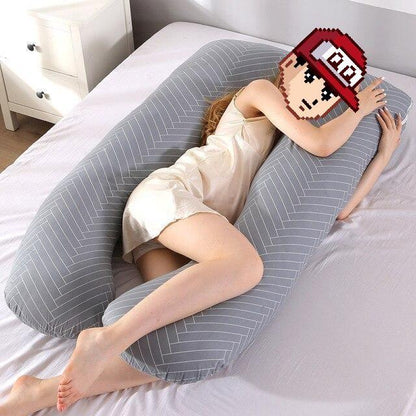 Coussin de grossesse Lighteme, coussin de maternité, coussin de corps en forme de U pour la grossesse