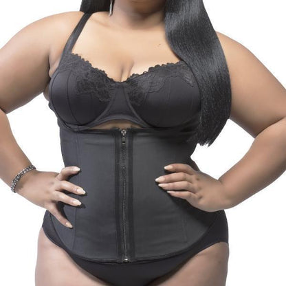 Lighteme Plus Size « Clip &amp; Zip » Waist Trainer - Body Shaper à 3 crochets et fermeture éclair ! 